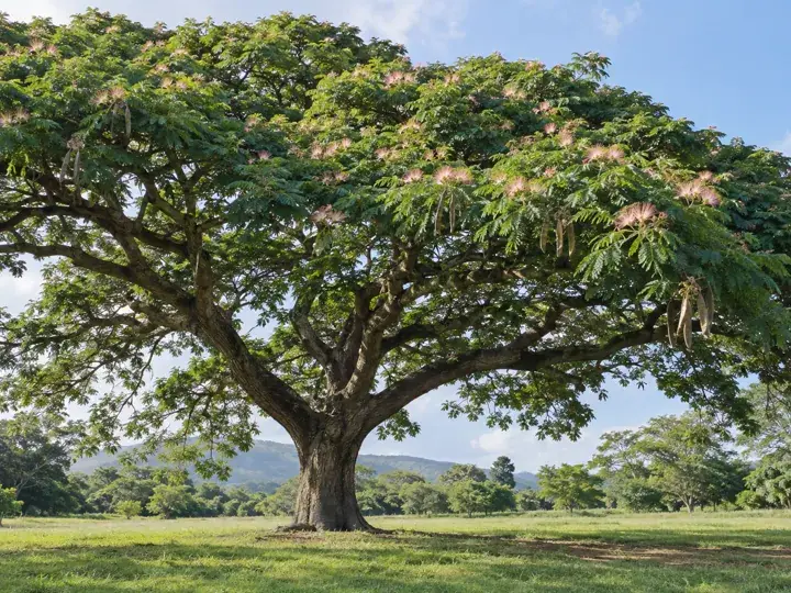 Ilustración generada con IA de Guanacaste / Samán